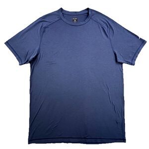Hill City Performance T-Shirt Men’s Medium Navy Blue Athletic Tee Short Sleeve
